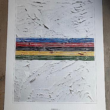 Rainbow Gold Art print image 1