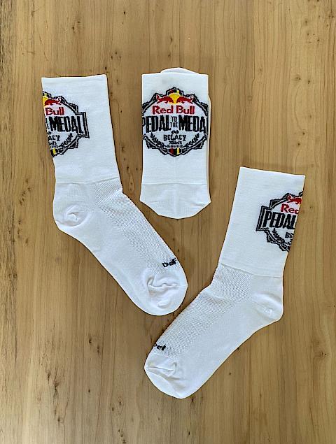 Belaey Trials Team webshop Image Pedal to the Medal socks